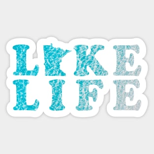 Minnesota Lake Life in the Great Lakes Sticker